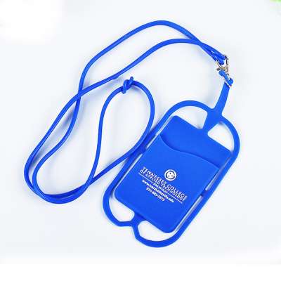 2019 promotion gift Cell Phone Lanyard Holder Universal Smartphone phone holder with card pouch