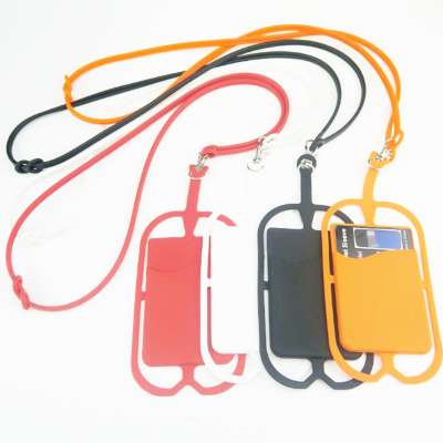 Universal Cell Phone Lanyard Case Silicone Neck Strap Smartphone Holder for iPhone XS